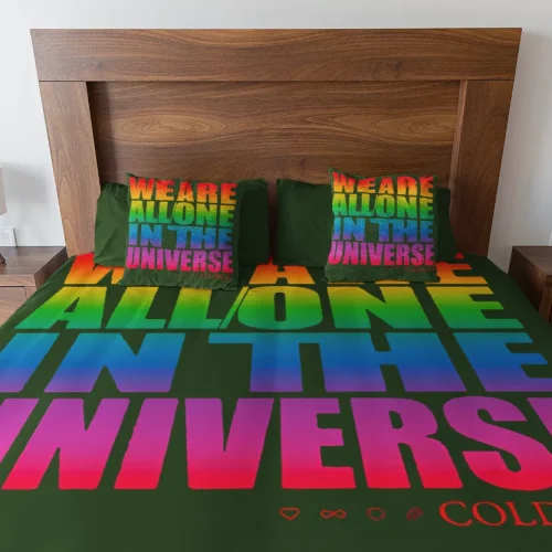 Coldplay We are All One in the universe Bed Sheets #1