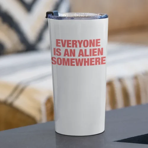 Coldplay Everyone is an Alien Somewhere Water Bottle #1