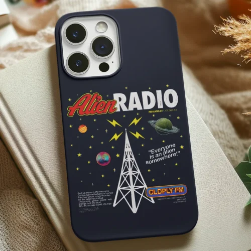 Coldplay Alien Radio Phone Case #1